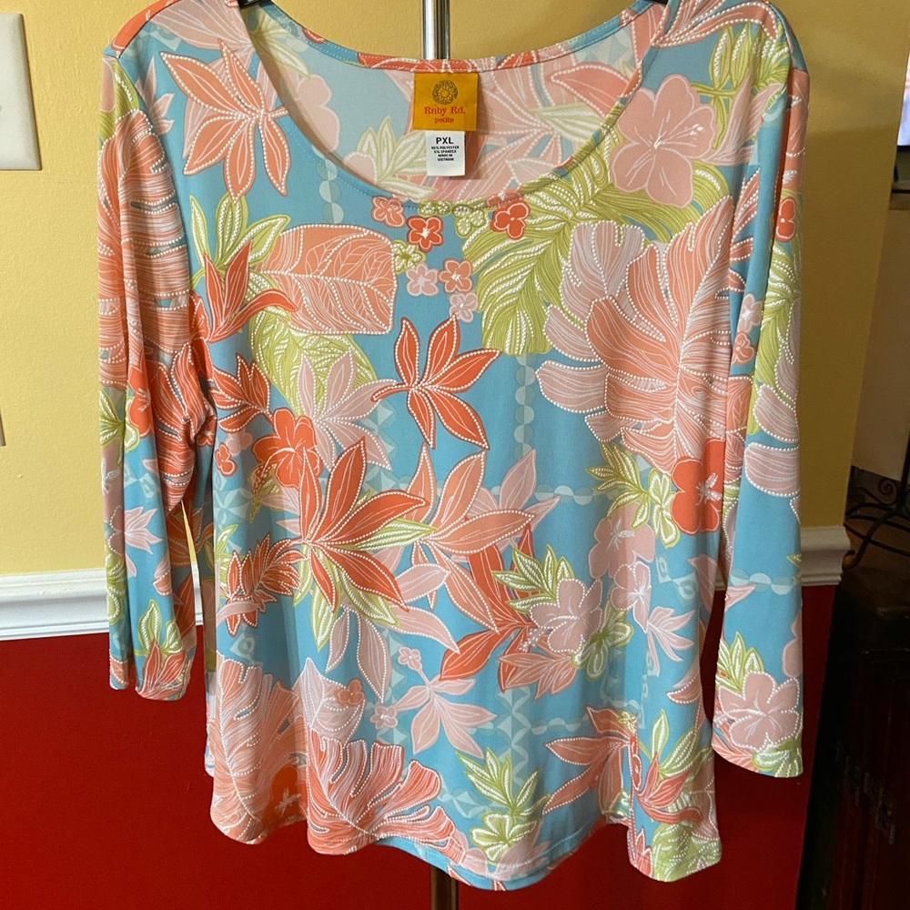 Ruby Road Floral Top